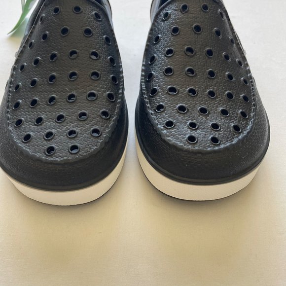 NEW Sanuk Lil Walker Black Water Shoes size 2 - Picture 4 of 10